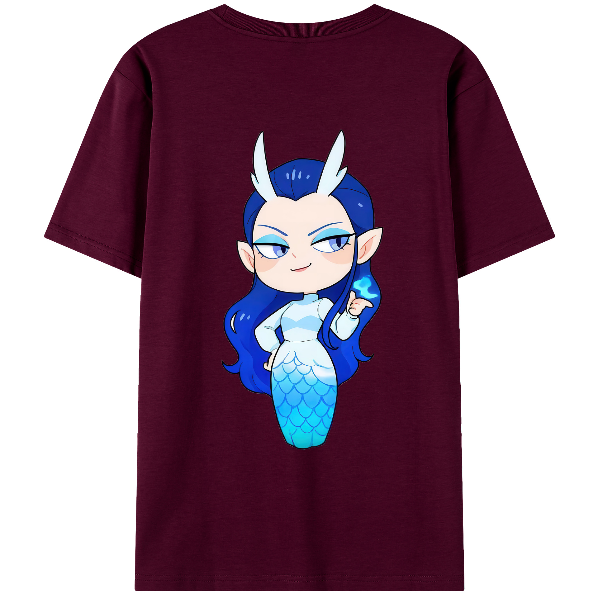 （画像用） Ne Zha 2 ナタ 魔童の大暴れ レディース半袖Tシャツ(バックプリント)